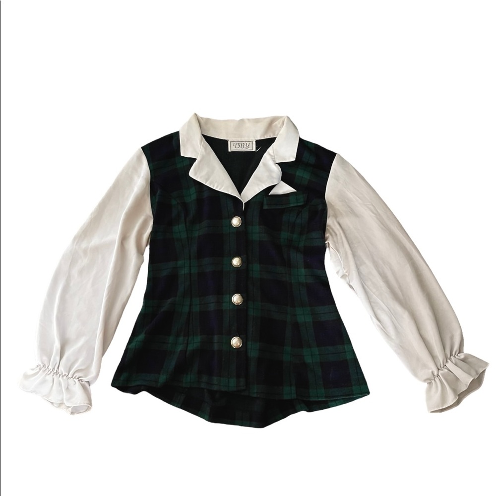 Plaid Blouse